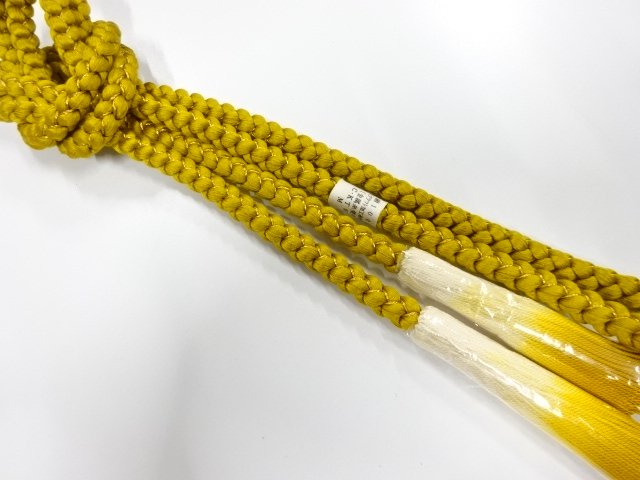 JAPANESE KIMONO / UNUSED HAND-TIED OBIJIME